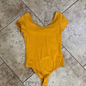 Mustard Yellow Body Suit